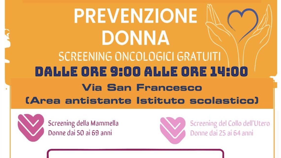 SCREENING ONCOLOGICI, I CAMPER DELL’ASL SABATO 3 AGOSTO A MONTEMARANO SCREENING ONCOLOGICI, I CAMPER DELL’ASL SABATO 3 AGOSTO A MONTEMARANO