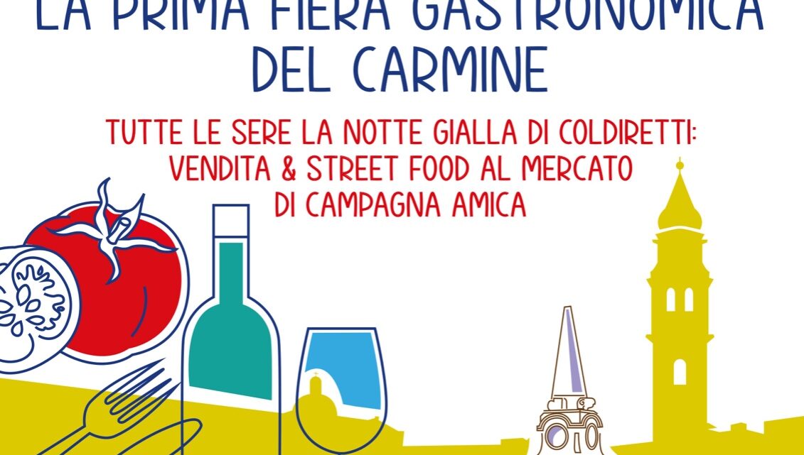 Le notti gialle di Coldiretti Napoli in Piazza Mercato