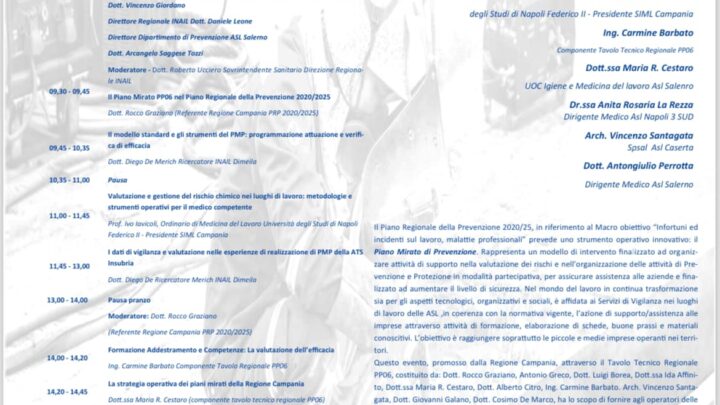 Un’opportunità innovativa per potenziare la prevenzione nei luoghi di lavoro: I Piani Mirati di prevenzione