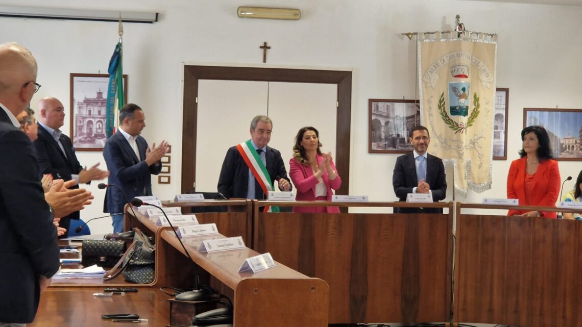 Consiglio comunale a San Marzano sul Sarno: grande partecipazione della cittadinanza. Eletto il presidente dell’assise ed ufficializzate le deleghe agli assessori
