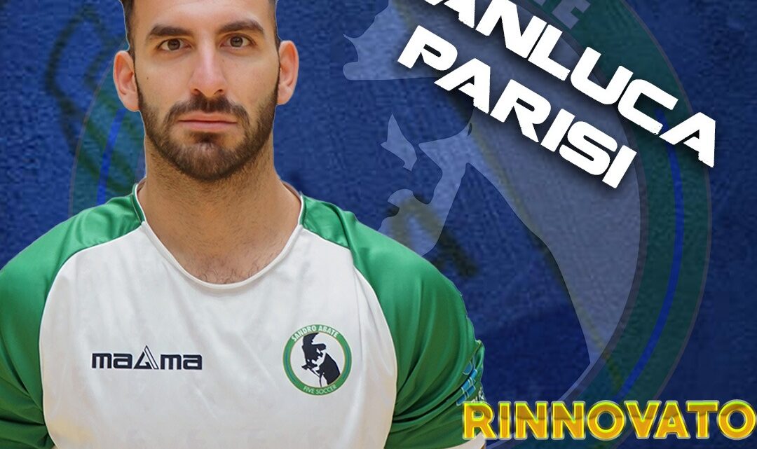 L’Asd Sandro Abate Five Soccer comunica di aver rinnovato per la stagione 2022-2023 il diritto alle prestazioni sportive di Gianluca Parisi, portiere, classe 1996. L’Asd Sandro Abate Five Soccer comunica di aver rinnovato per la stagione 2022-2023 il diritto alle prestazioni sportive di Gianluca Parisi, portiere, classe 1996.