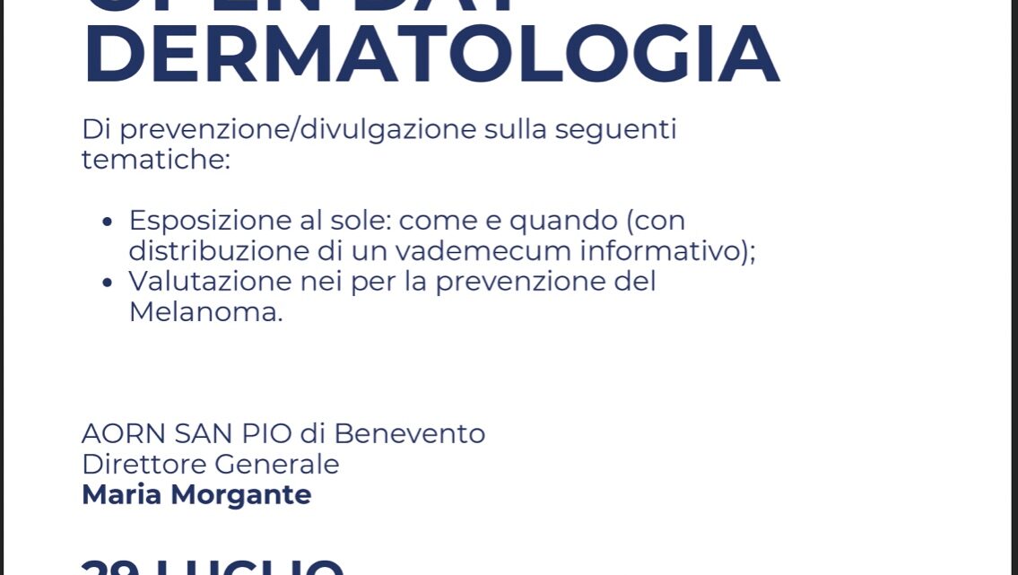 AORN SAN PIO, OPEN DAY DERMATOLOGIA AORN SAN PIO, OPEN DAY DERMATOLOGIA