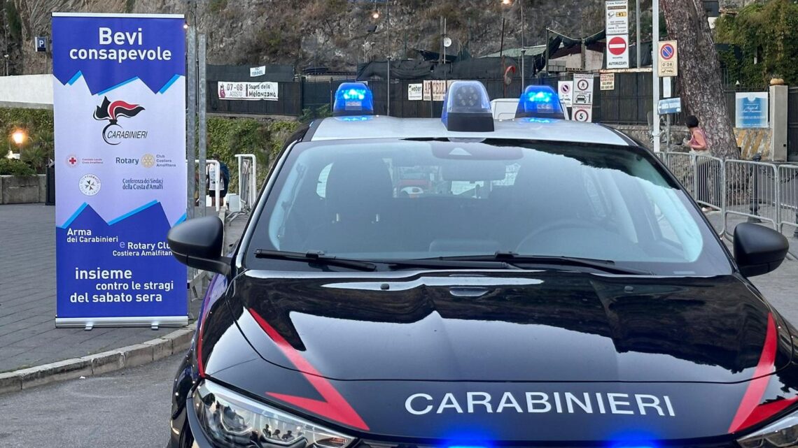 Costiera Amalfitana (SA): Carabinieri. Servizi straordinari di controllo del territorio per un’estate sicura