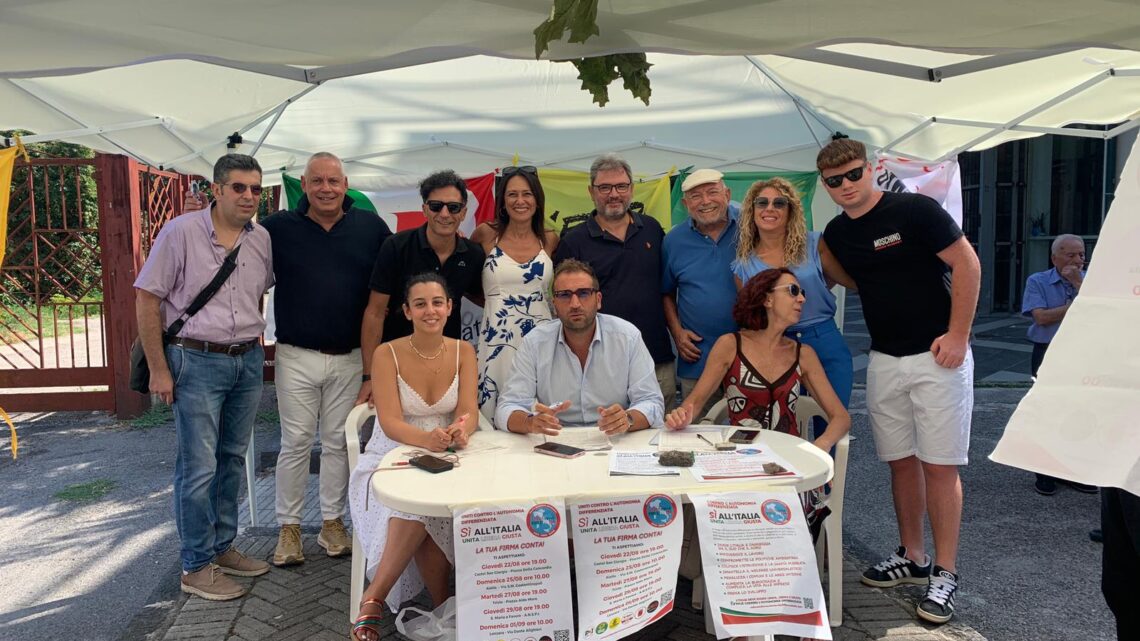 Referendum contro l’Autonomia Differenziata: raccolte quasi 700 firme a Castel San Giorgio grazie all’iniziativa del circolo Pd sangiorgese