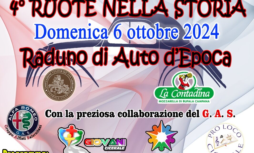 4° Ruote nella Storia – 11° Tour del Cilento. Aci Storico Salerno e Araba Phoenix 4° Ruote nella Storia – 11° Tour del Cilento. Aci Storico Salerno e Araba Phoenix