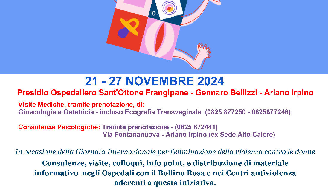 FONDAZIONE ONDA E ASL INSIEME (H) OPEN WEEK CONTRO LA VIOLENZA SULLE DONNE