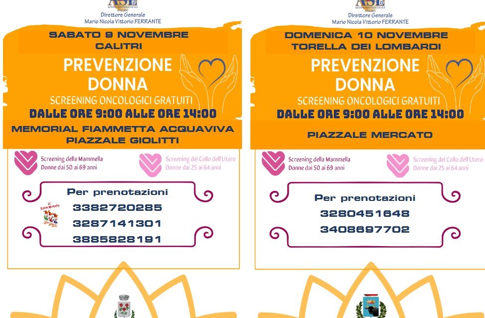SCREENING ONCOLOGICI