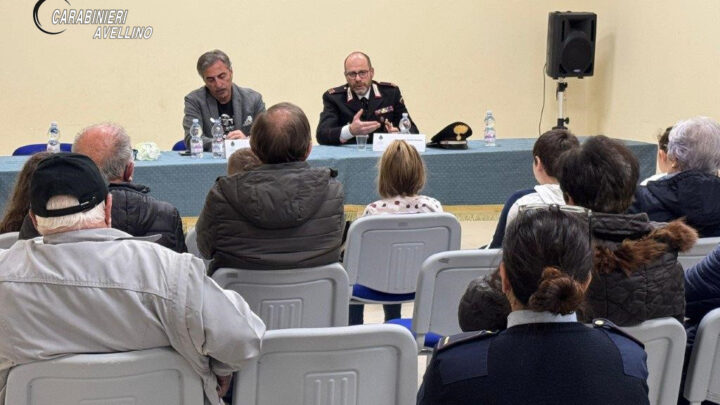 Montella e Cassano Irpino (AV) – I Carabinieri in prima linea contro le truffe: proseguono in Irpinia gli incontri a difesa degli anziani
