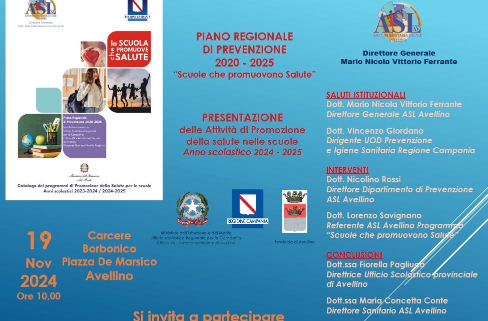 PIANO REGIONALE DI PREVENZIONE 2020-2025