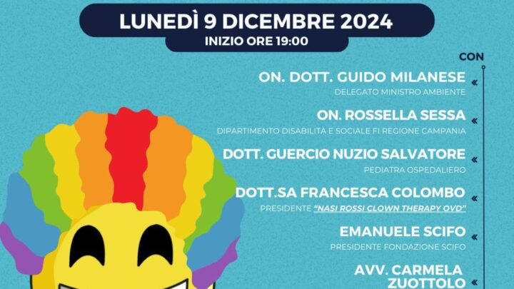 Sorridere per curare: a San Marzano sul Sarno si discute dell’importanza della clownterapia grazie all’impegno di Carmela Zuottolo  