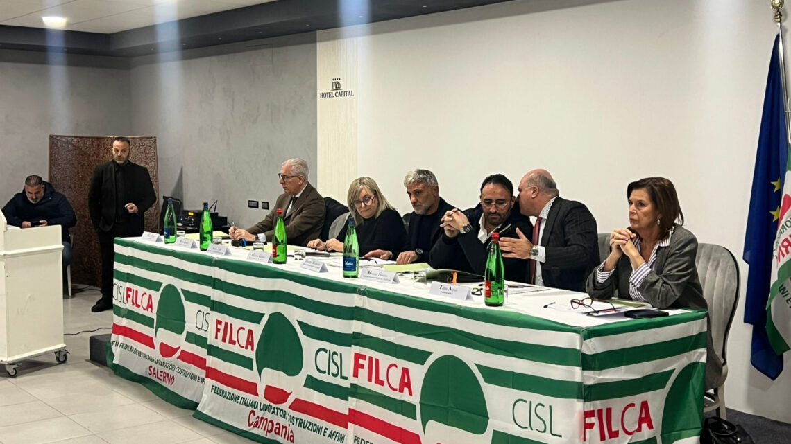 Filca Cisl di Salerno – Incontro interessante e proficuo. Confronto “Verso il futuro, innovazione e sostenibilità” Filca Cisl di Salerno – Incontro interessante e proficuo. Confronto “Verso il futuro, innovazione e sostenibilità”