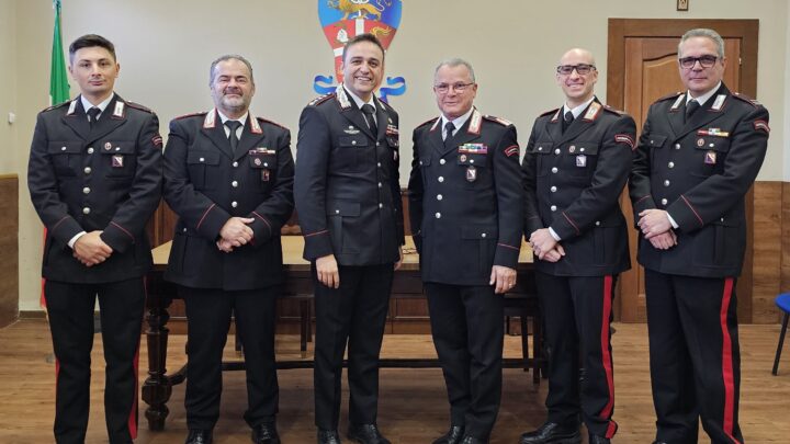COMANDO PROVINCIALE DI AVELLINO – CINQUE NUOVI COMANDANTI DI STAZIONE PER LA SICUREZZA DELL’IRPINIA
