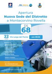 Apertura nuova sede del Distretto Sanitario a Montecorvino Rovella