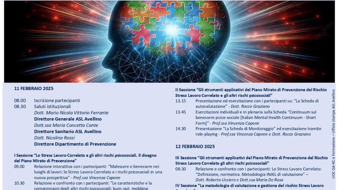 PREVENIRE LO STRESS LAVORO CORRELATO-L’ASL PROMUOVE DUE GIORNI DEDICATI ALLA FORMAZIONE PREVENIRE LO STRESS LAVORO CORRELATO-L’ASL PROMUOVE DUE GIORNI DEDICATI ALLA FORMAZIONE