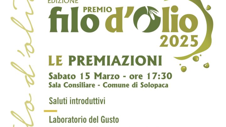 XXI Premio Filo d’Olio a Solopaca: i nomi di tutti i premiati