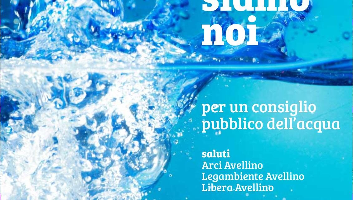 Iniziativa “Acqua siamo noi”- 29 Marzo