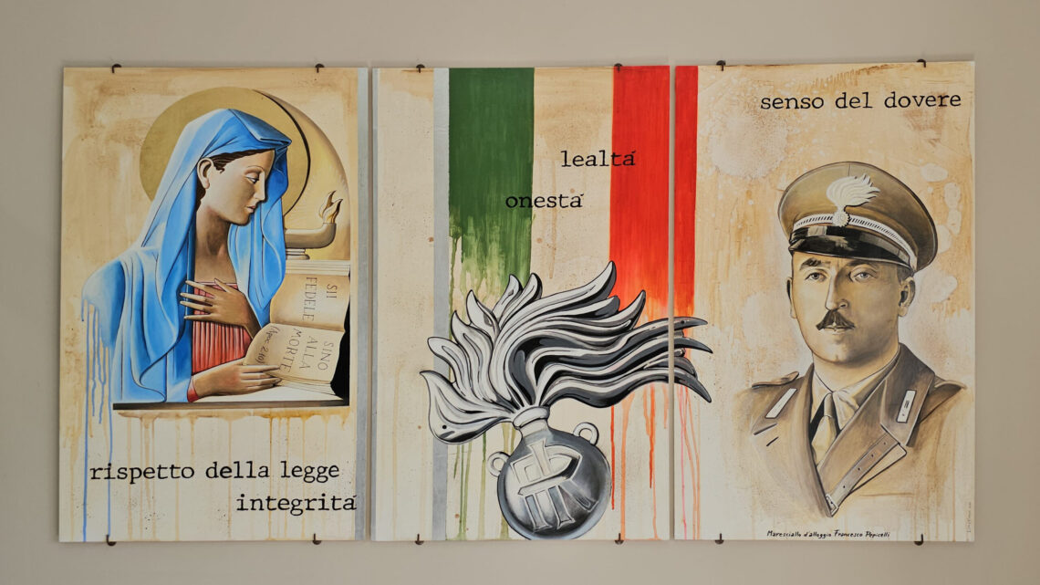 ALTAVILLA IRPINA (AV) – L’OPERA DI LUCA CALANDINI PER CELEBRARE IL SACRIFICIO E I VALORI DELL’ARMA ALTAVILLA IRPINA (AV) – L’OPERA DI LUCA CALANDINI PER CELEBRARE IL SACRIFICIO E I VALORI DELL’ARMA