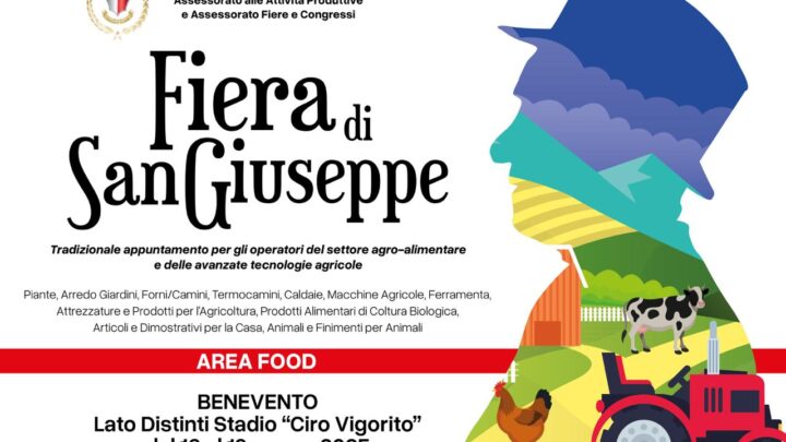 Benevento – Domenica si inaugura la ‘Fiera di San Giuseppe