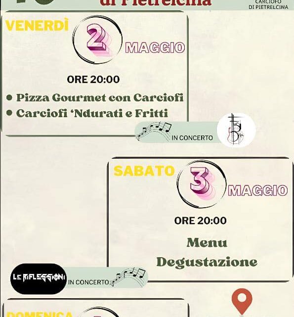 Sagra del Carciofo di Pietrelcina 2025: un viaggio tra gusto, tradizione e divertimento