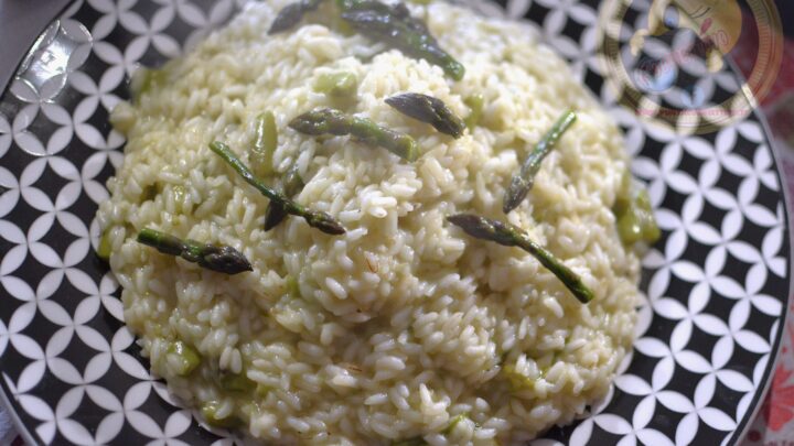 Risotto con gli asparagi selvatici