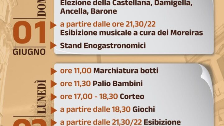 Il Palio dei Quartieri torna a Cicciano: tradizione, divertimento e passione!