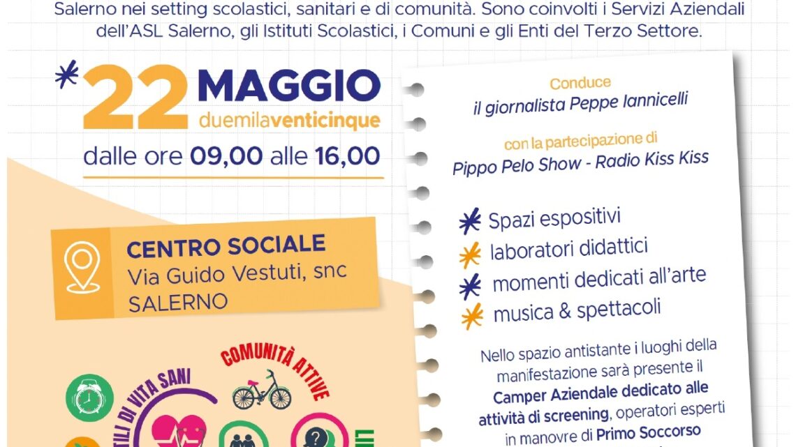 Salerno si prepara al grande evento: Expo della Salute e del Benessere 2025