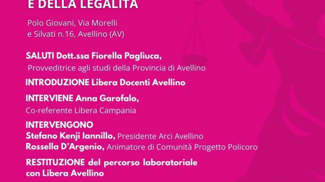 Giornata della legalità, 23 maggio: un appuntamento con il futuro alle 9:30 al Polo Giovani