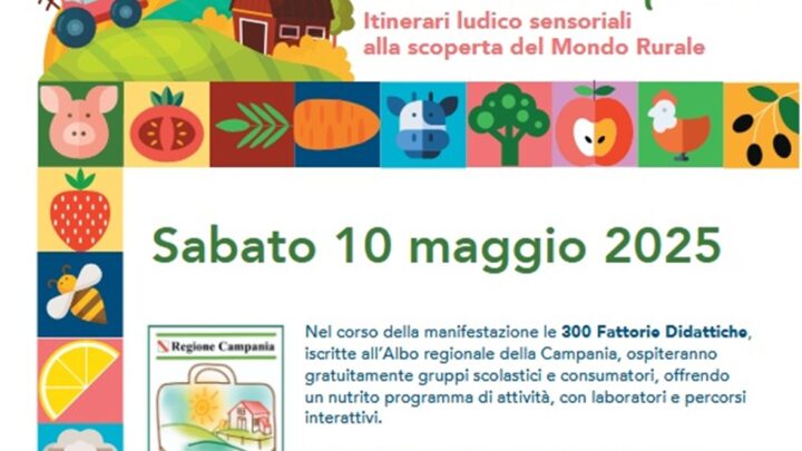 Fattorie aperte 2025 – XVI edizione – Sabato 10 Maggio 2025