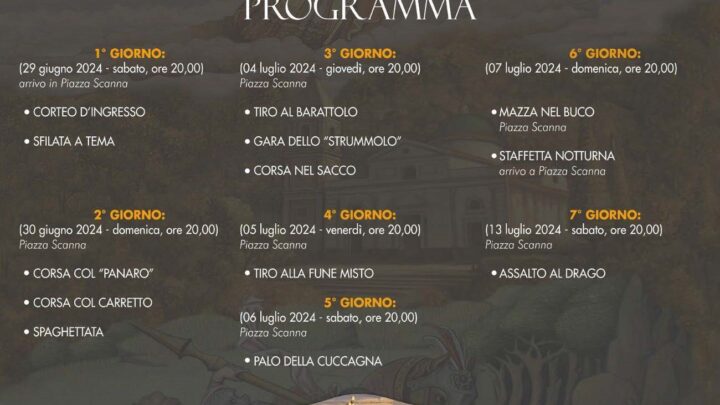 Ritorna il Palio di San Renato a Moiano: tra tradizione, sfide epiche e spirito di comunità