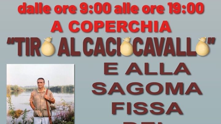 Tutto pronto a Coperchia per il Tiro al Caciocavallo e alla Sagoma Fissa del Cinghiale: un appuntamento di tradizione e comunità
