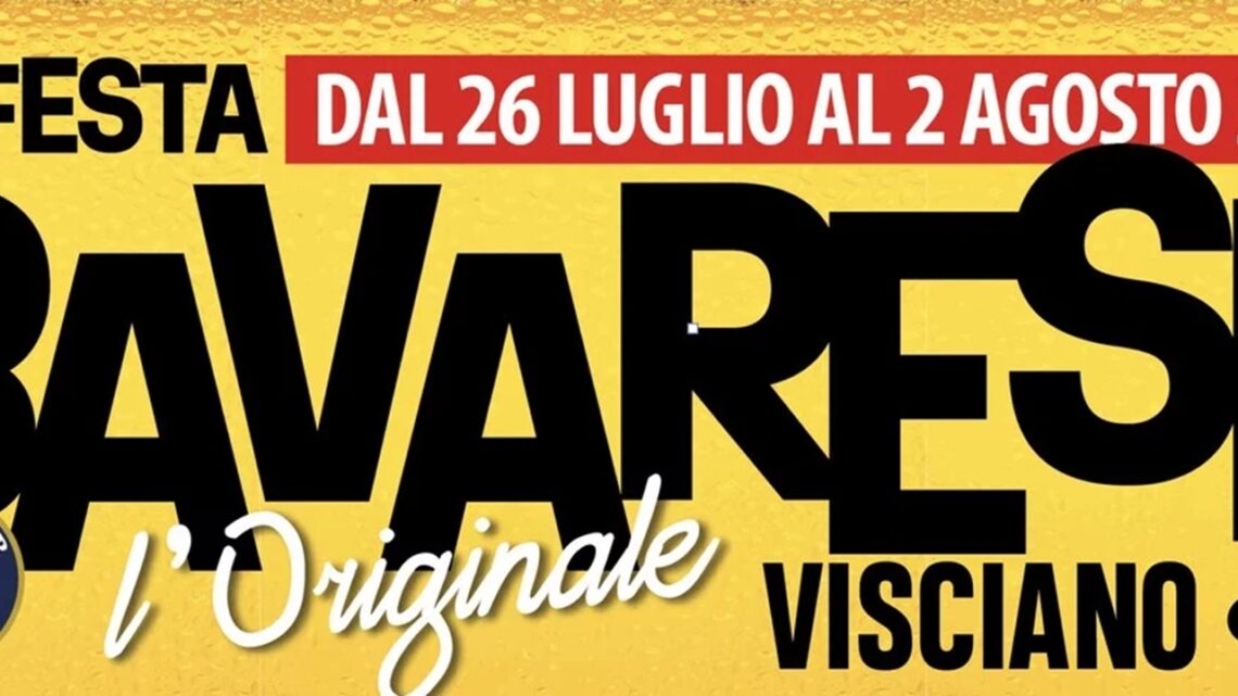 Visciano: La Festa Bavarese 2025, L’Originale Ritorna dal 26 Luglio al 2 Agosto