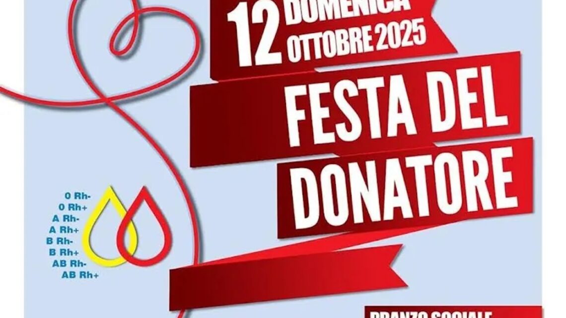 Festa del Donatore di Sangue all’Avis di Santa Maria Capua Vetere: in arrivo la 36ª edizione