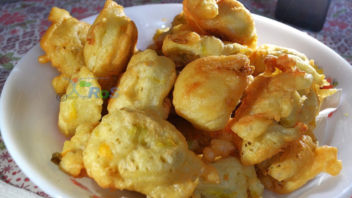 Frittelle di fiori di zucca