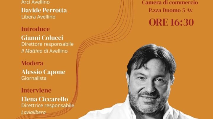 Avellino accoglie Sigfrido Ranucci: il 4 settembre la presentazione de “La Scelta”
