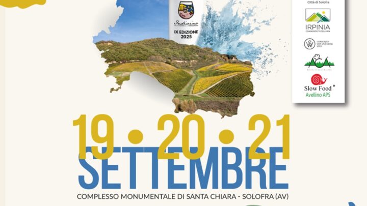 Solofra, il gusto incontra la cultura: torna “Indivino” dal 19 al 21 settembre