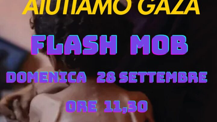 Ad Avellino un Flash Mob per Gaza: “Non restiamo indifferenti”