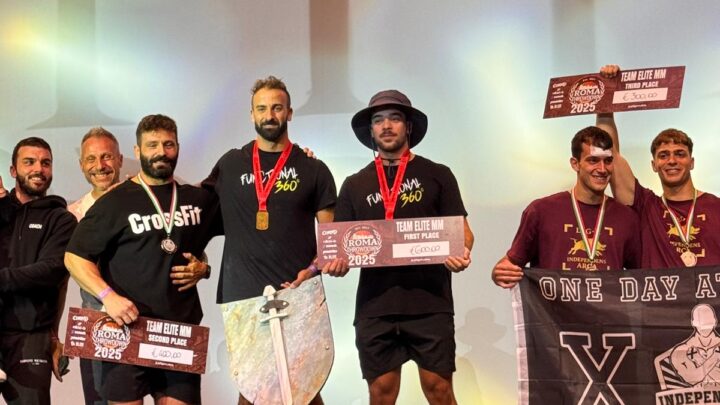 Da Salerno al trionfo di Roma: Vincenzo Granata e Marco Lucibello vincono la categoria Elite del Roma Throwdown 2025