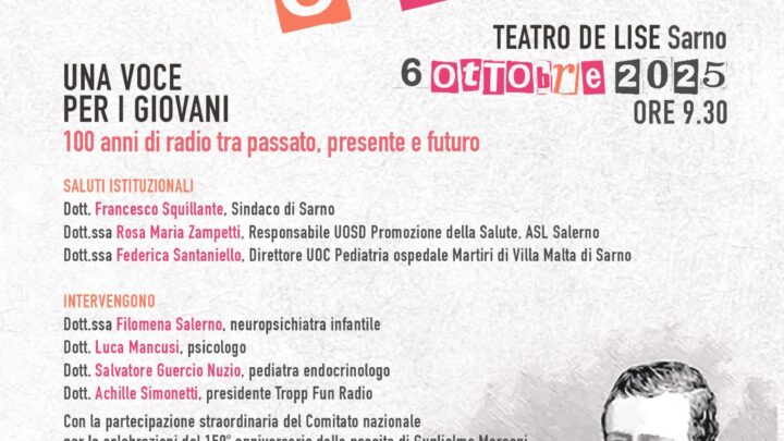 “Parole in Onda – Una voce per i giovani”: a Sarno la radio diventa ponte tra generazioni e strumento di crescita