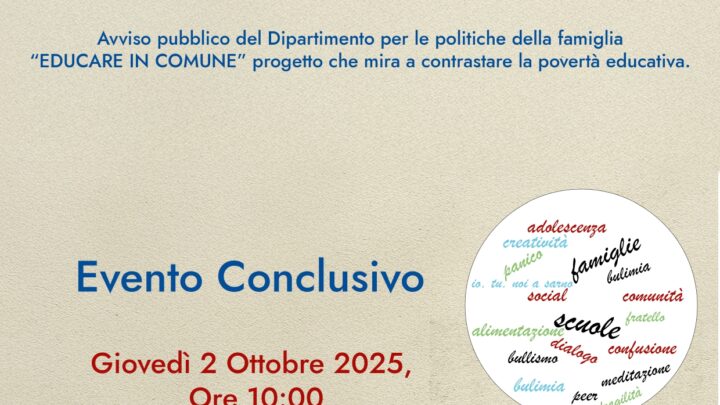 “IO, TU, NOI A SARNO”: UN’ALLEANZA PER IL BENESSERE DEI GIOVANI E DELLE FAMIGLIE