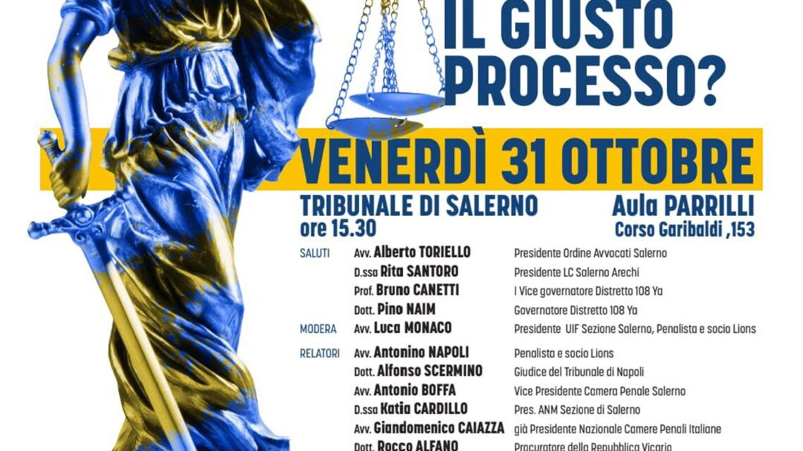 “Un Passo Avanti verso il giusto processo?”: un confronto autorevole sulla riforma della magistratura al Tribunale di Salerno