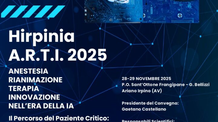 Nuovi scenari nell’applicazione dell’Intelligenza Artificiale nel paziente critico: esperti a confronto al “Frangipane–Bellizzi” di Ariano Irpino