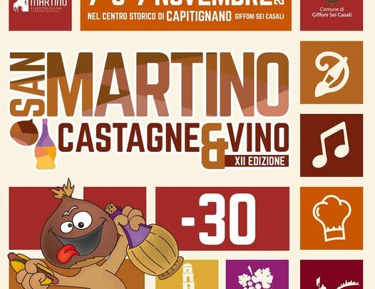 San Martino, Castagne & Vino 2025: Capitignano si accende di sapori, musica e tradizione