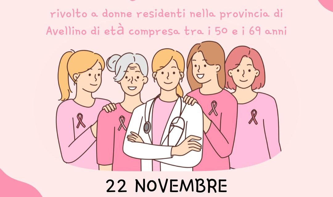 SCREENING GRATUITO DELLA MAMMELLA E DEL COLON RETTO: IL 22 NOVEMBRE NUOVO APPUNTAMENTO AL DISTRETTO SANITARIO DI VIA DEGLI IMBIMBO