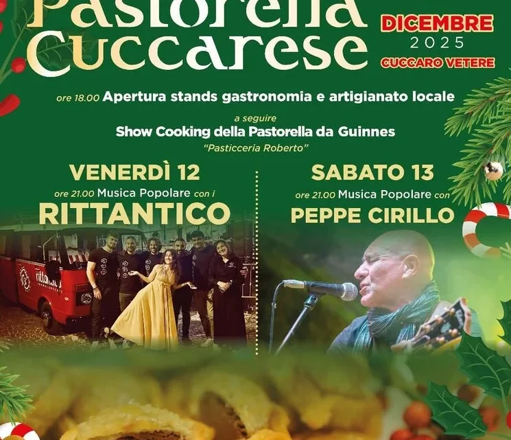 La Sagra della Pastorella Cuccarese 2025: tradizione, gusto e musica nel cuore del Cilento