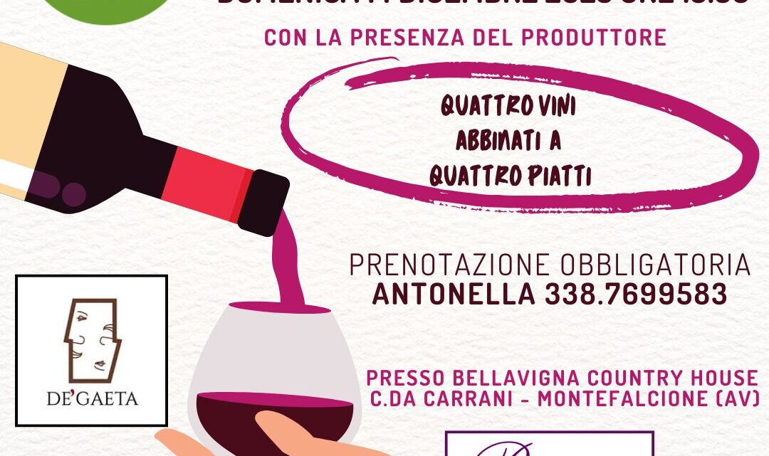 “Tra vigne e sapori: a Bellavigna l’evento dedicato all’Aglianico irpino”