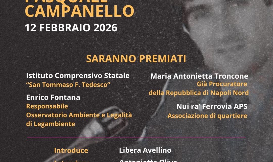 Avellino, il Premio Pasquale Campanello giunge all’VIII edizione: la memoria che diventa impegno quotidiano