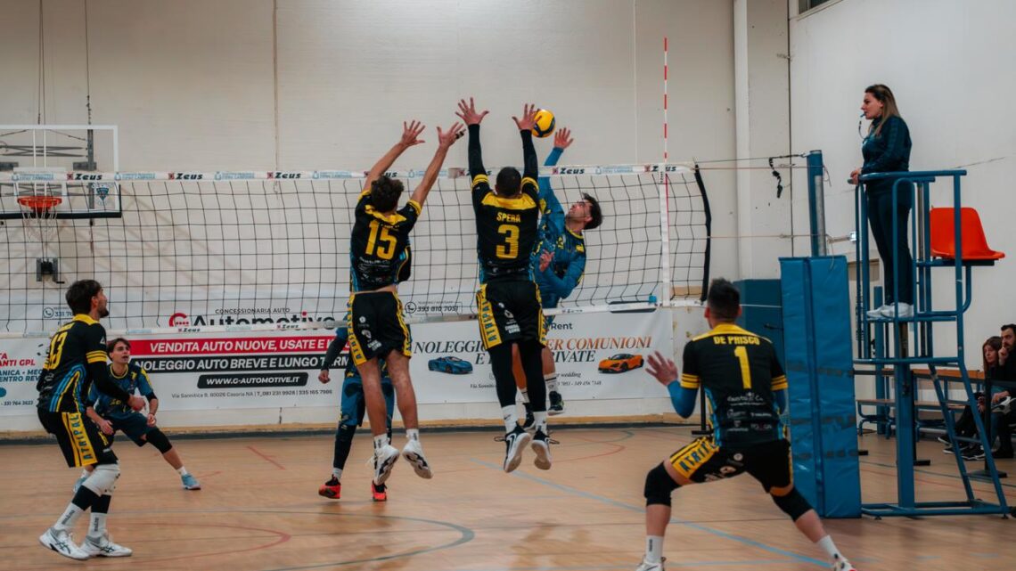 Guancia Volley Academy corsara a Casavatore: Ares Asd ko 3-1, la vetta è più vicina