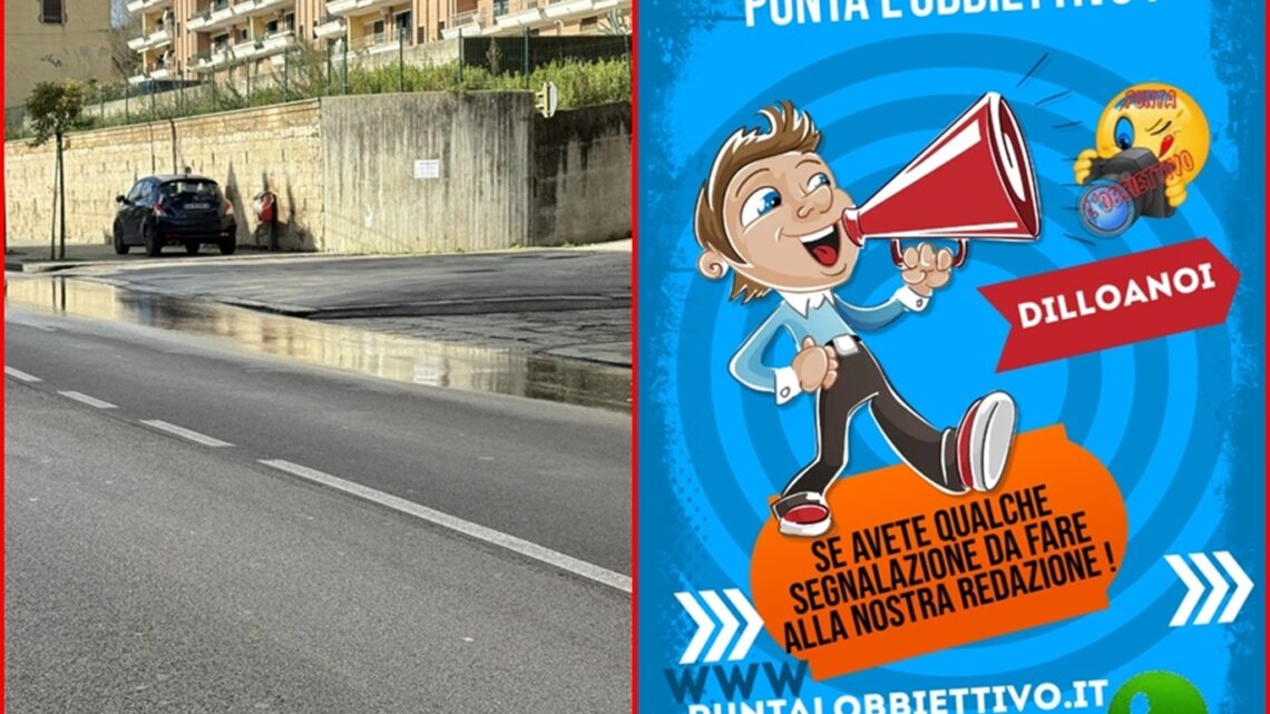 Via Francesco Tedesco, fogna rotta da oltre una settimana: residenti e commercianti esasperati