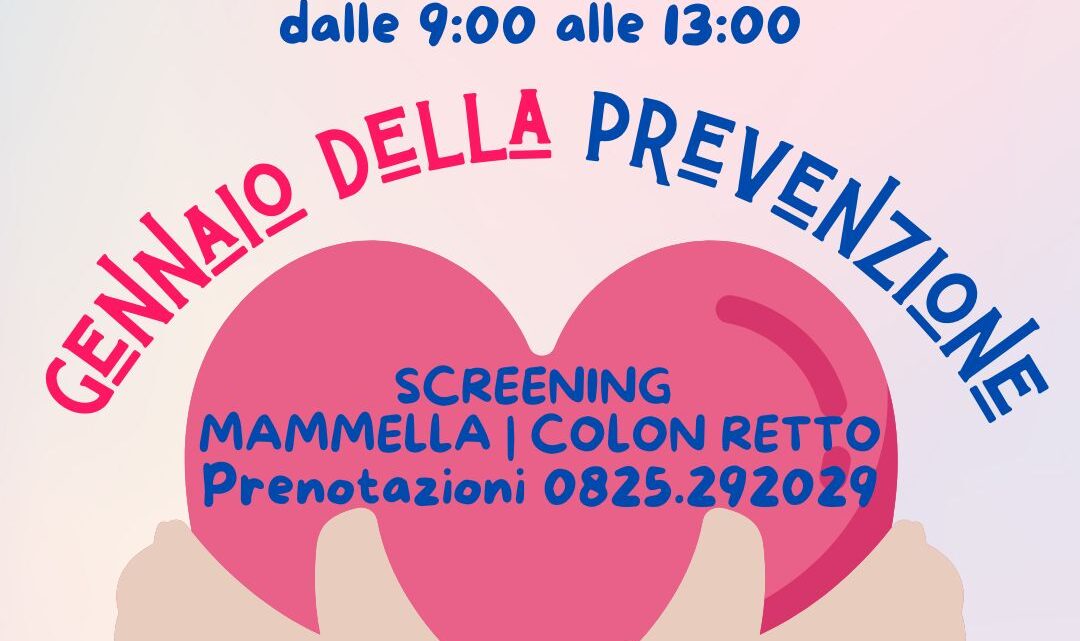 Torna il Sabato della Prevenzione oncologica dell’ASL Avellino