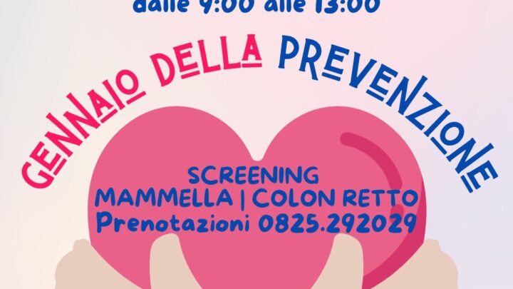 Torna il Sabato della Prevenzione oncologica dell’ASL Avellino